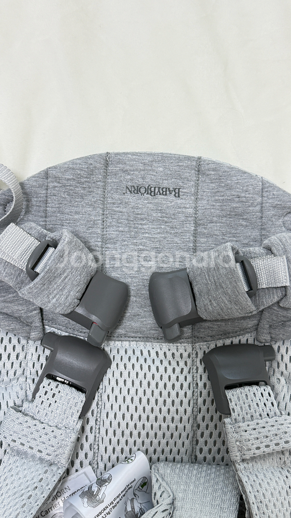 베이비뵨 하모니 아기띠 실버--7