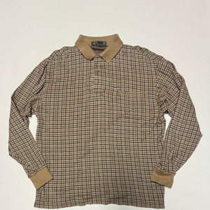 닥스 daks 시그니처 체크 긴팔 카라티 L