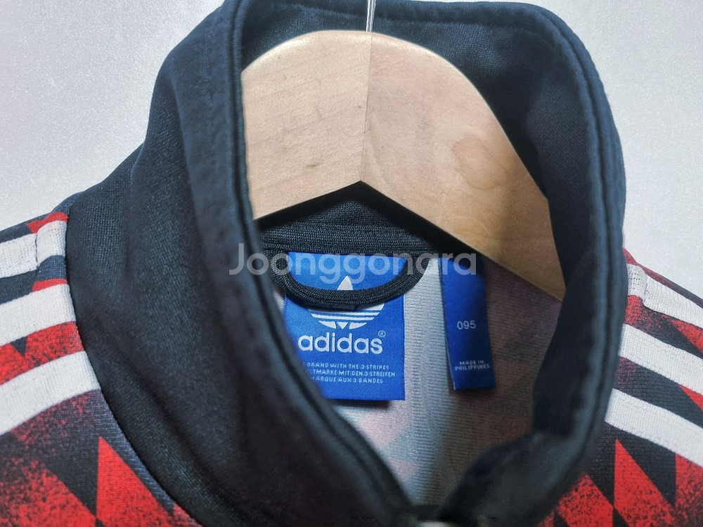 남성 아디다스 OG 불꽃 맨유 맨체스터 유나이티드 트랙탑 져지 축구복--2