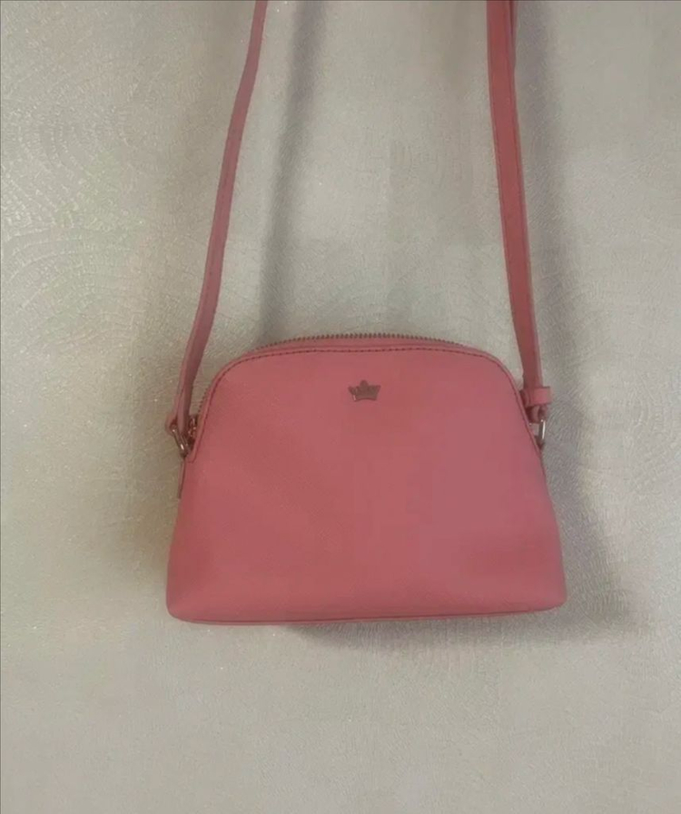 제이에스티나 체크 패턴 미니 크로스백--2