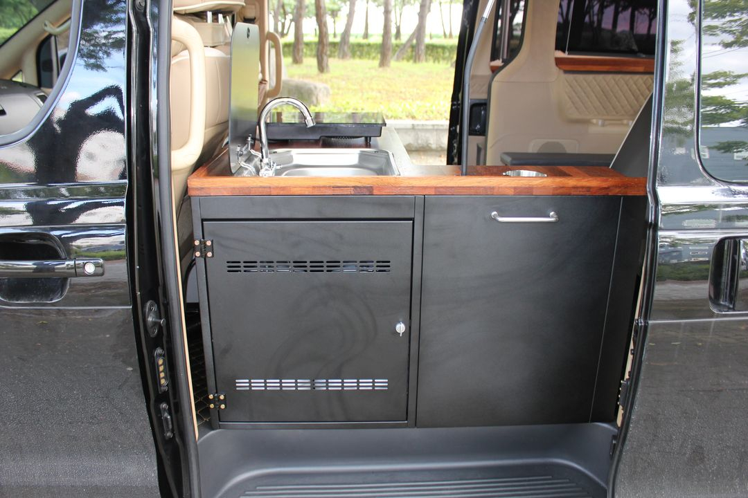 신품급 스타렉스 변환시트형 캠핑 침상 키트 / 변환 수납형 차박 침상 캠핑카 / 구조변경, 장착비포함 개소--7