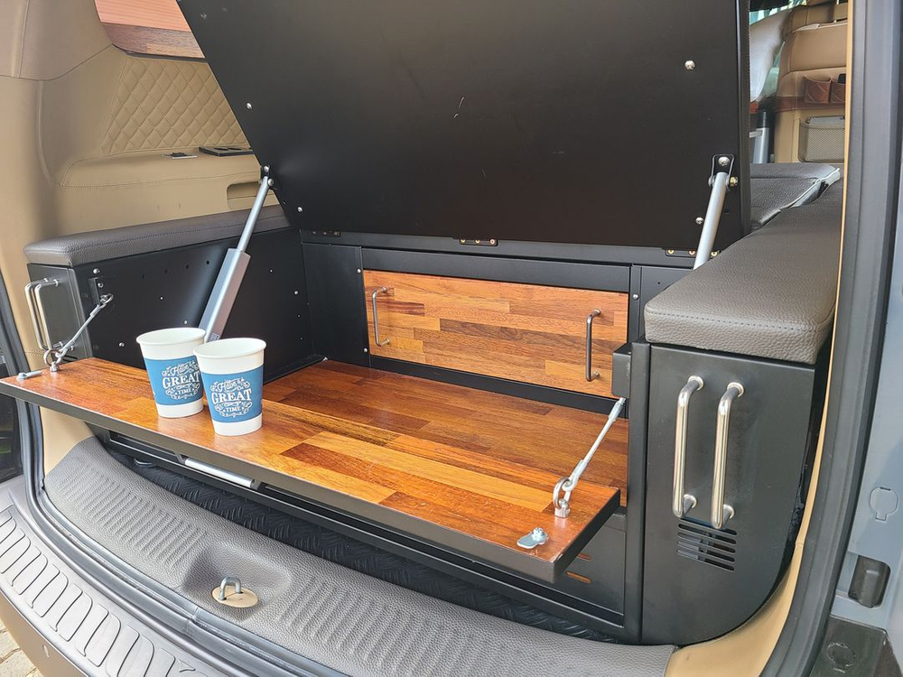 신품급 스타렉스 변환시트형 캠핑 침상 키트 / 변환 수납형 차박 침상 캠핑카 / 구조변경, 장착비포함 개소--8