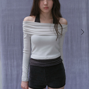 릴리코츠 레이어드홀터티셔츠 민트 새상품 이미지