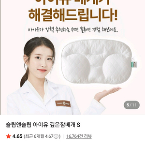 슬립앤슬립 아이유 깊은잠베개 S