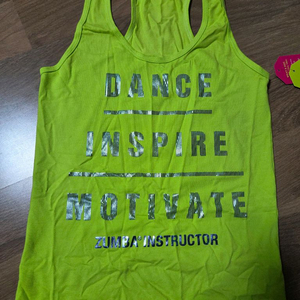 줌바 형광 나시