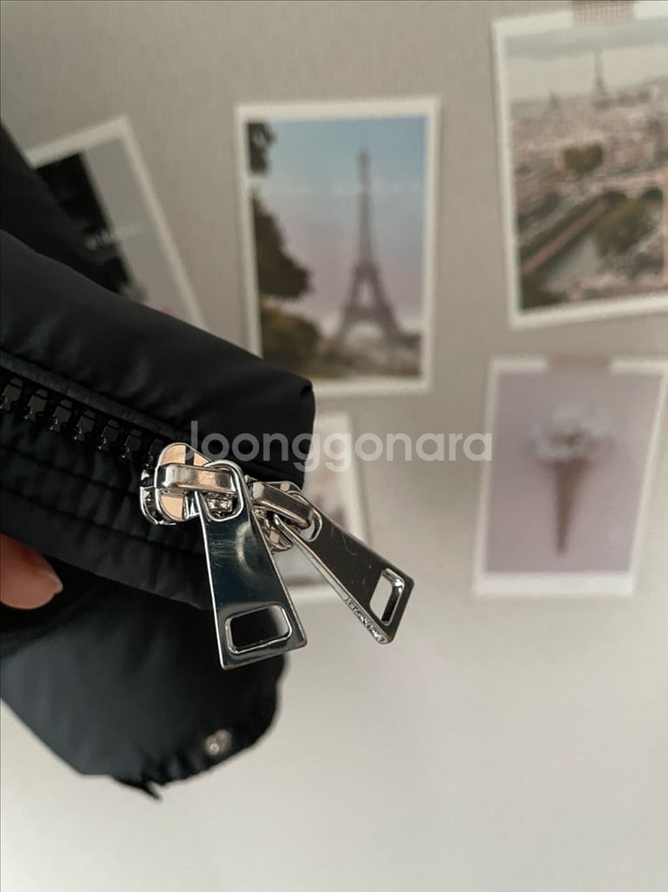 정품 몽클레어 후드 숏패딩 푸르민(fourmines)블랙 사이즈2--7