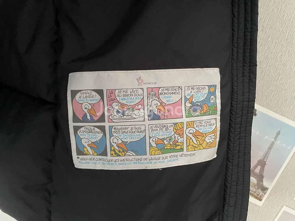 정품 몽클레어 후드 숏패딩 푸르민(fourmines)블랙 사이즈2--8