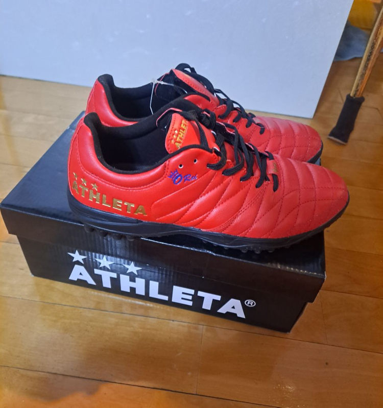 아슬레타 풋살화 레드240 이미지