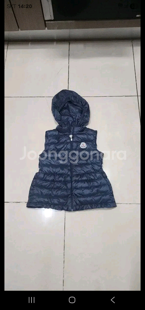 몽클레어 키즈 이쁜 패딩베스트 130--1