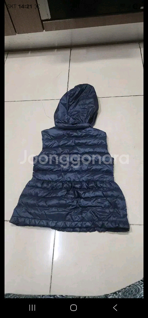 몽클레어 키즈 이쁜 패딩베스트 130--5