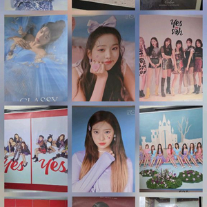 아이돌 포스터12개+보관화일(수지/장원영/트와이스/아이즈원 등)