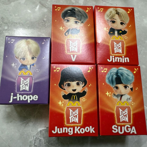 맥도날드 해피밀 bts 미개봉 새상품