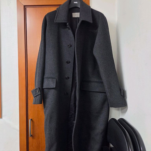 Begin 2.0.2 비긴202 프렌치 슬리브 발마칸 코트 차콜 그레이 2사이즈