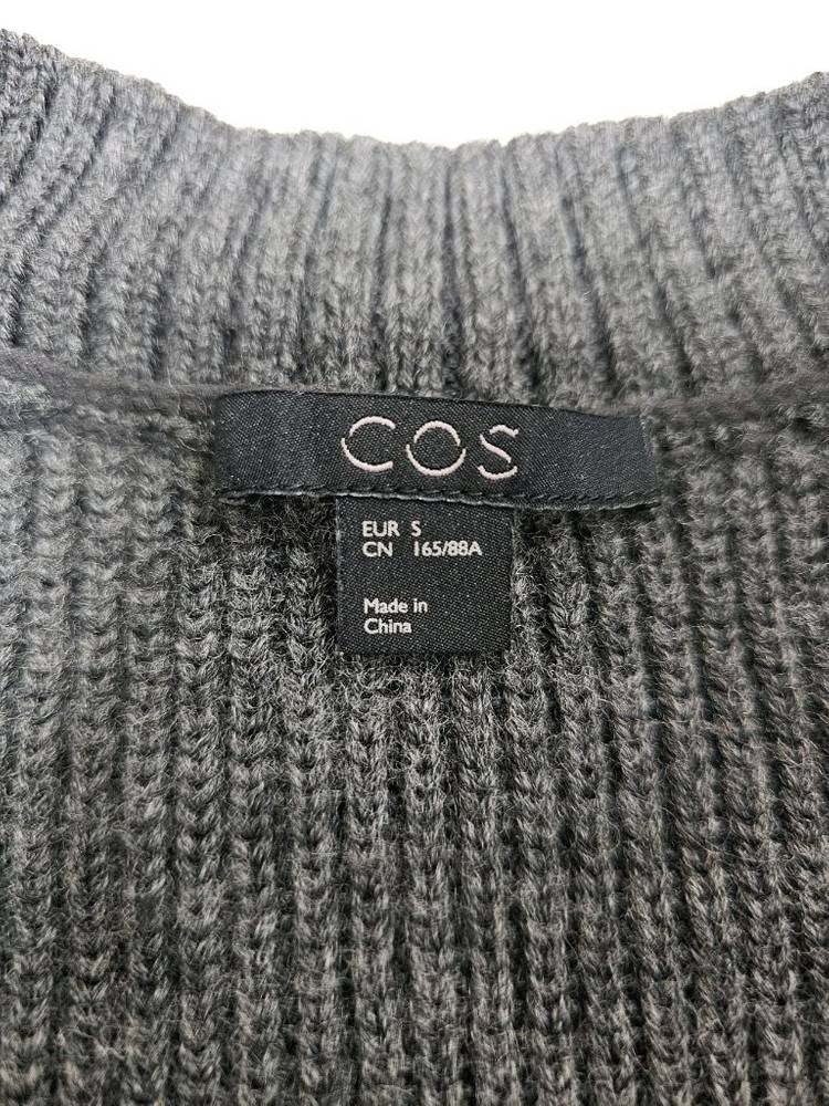 COS 코스 울 브이넥 니트 조끼--2