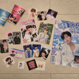 제베원 장하오 생카 특전 컵홀더 포카 스티커 엽서 띠부씰 포스터 이미지