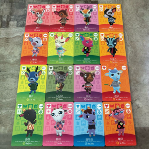 모여봐요 동물의숲 정품 아미보카드 나탈리 피터 요비 솔미 이미지