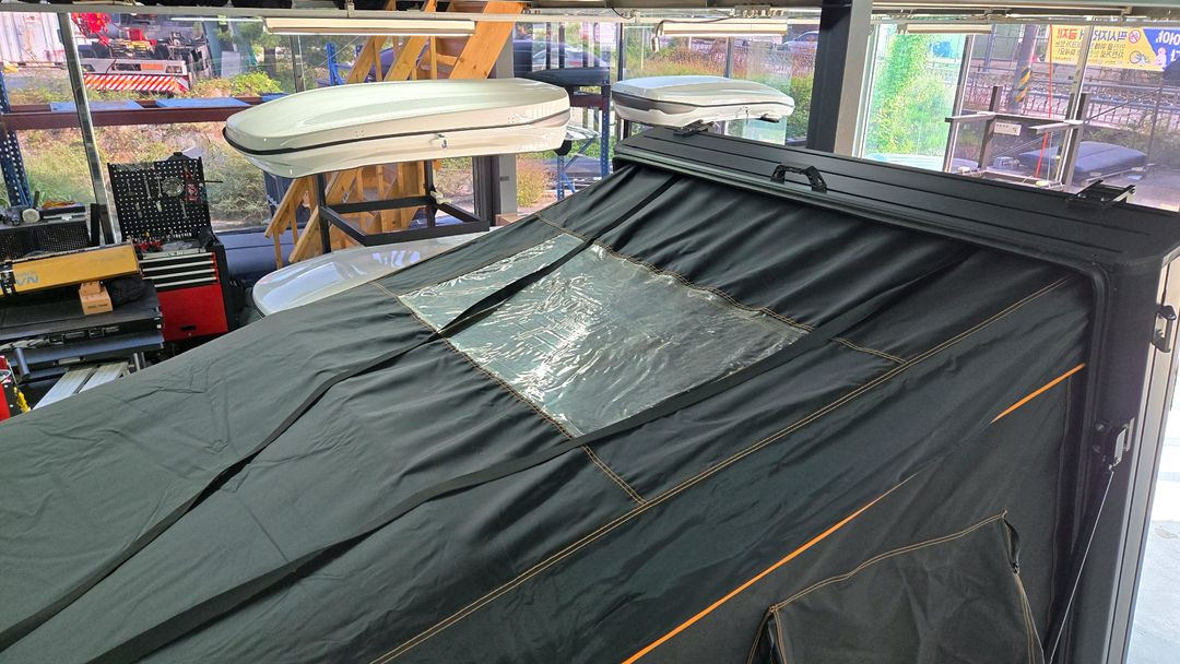 피크 차박 루프탑텐트 하드탑 2인용 팝니다--6