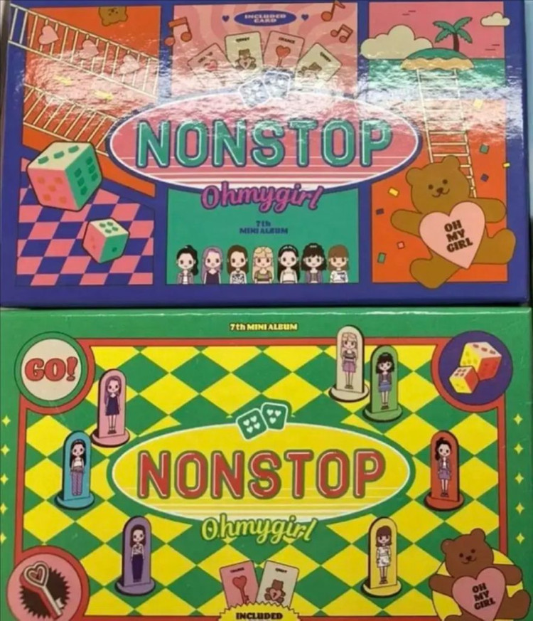 오마이걸 NONSTOP 앨범 이미지