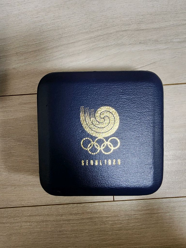 88 서울 올림픽 금화 주화 - 부채춤 이미지