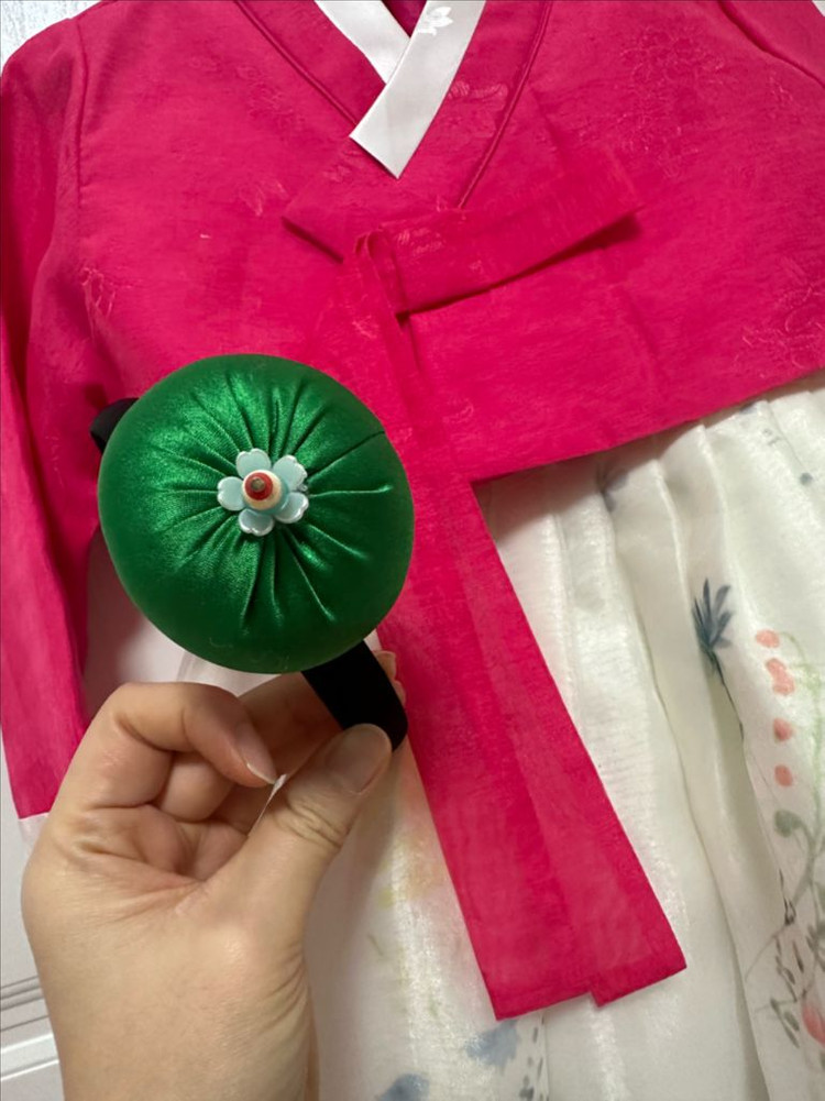 정원한복 4호 머리띠 속치마포함--6