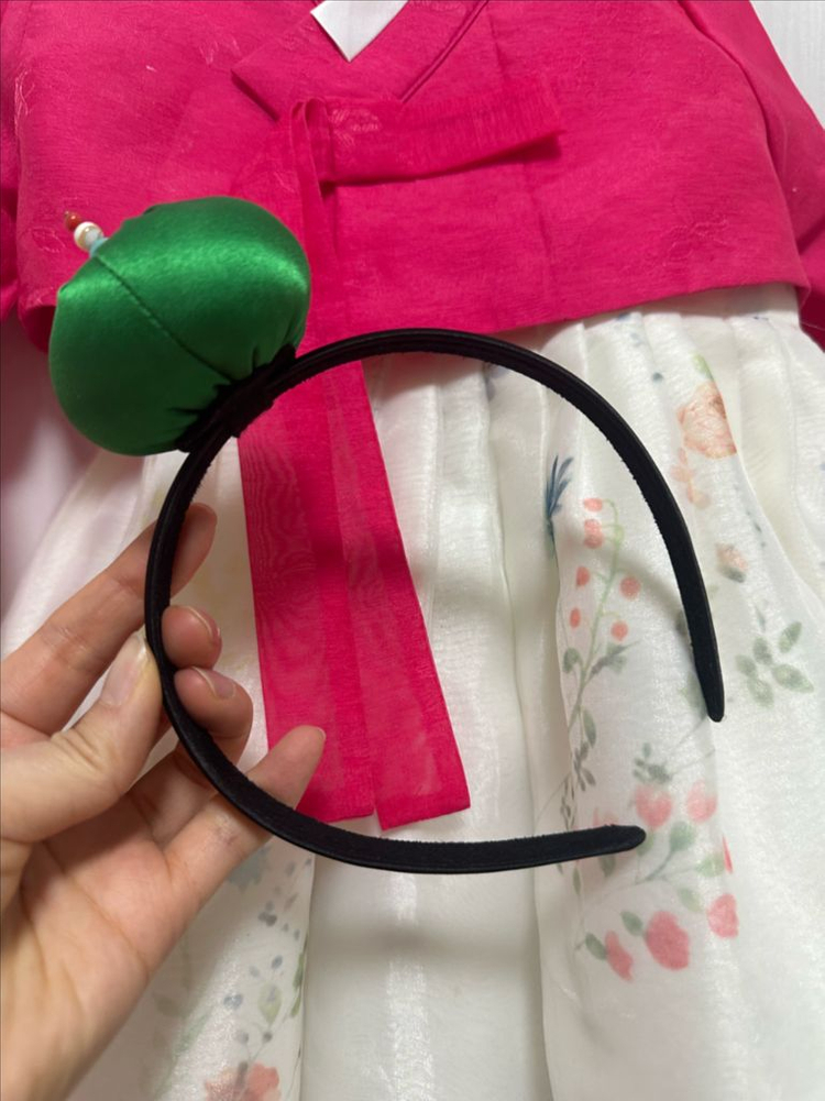 정원한복 4호 머리띠 속치마포함--7