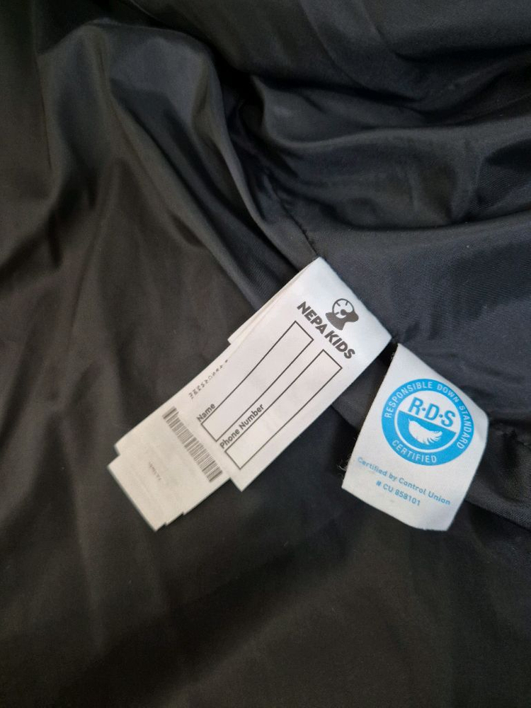 네파키즈 오리털 롱패딩 사이즈145--6