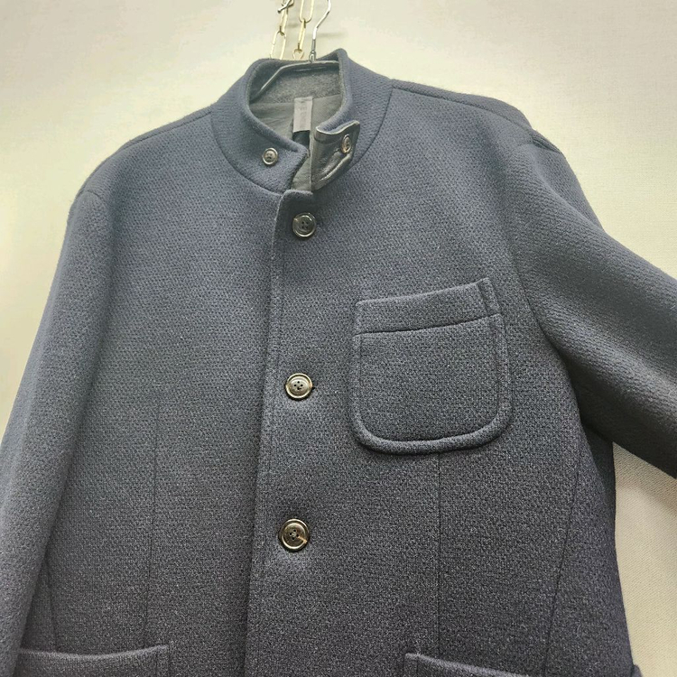 커스텀멜로우 울 헨리넥 자켓 40/05(M)--3