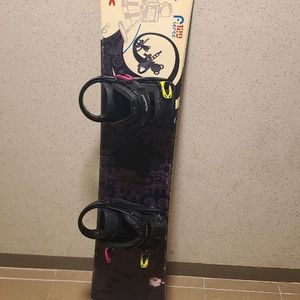 주니어 살로몬 스노우보드 데크 129cm & 바인딩 /부츠220