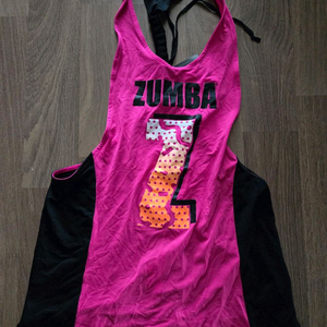 줌바 핫핑크 나시