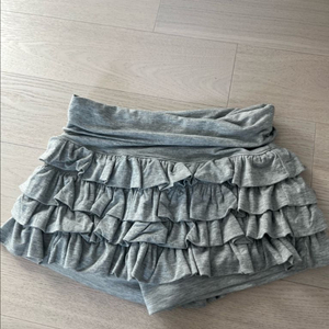 블랙업 멜룬 캉캉 미니 스커트팬츠 멜란지그레이 새상품