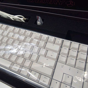 체리 MX 3.0S 기계식 유무선 키보드 화이트(상태최상)