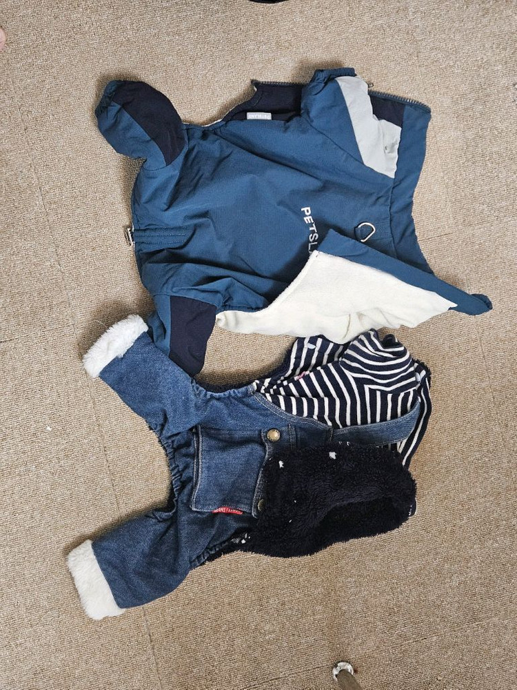 (6종일괄판매)후르타 패딩 강아지 올인원패딩 익스트림 오버올 강아지 빈려견 패딩 겨울옷 티셔츠--8