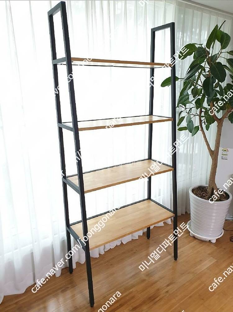 카레클린트 원목 선반장, 책장 이미지