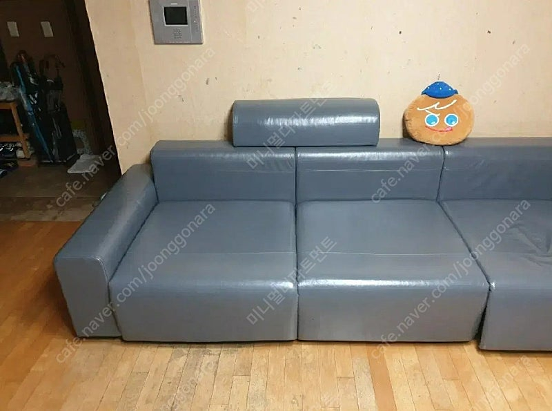 카레클린트 천연가죽 리클라이너 쇼파--1