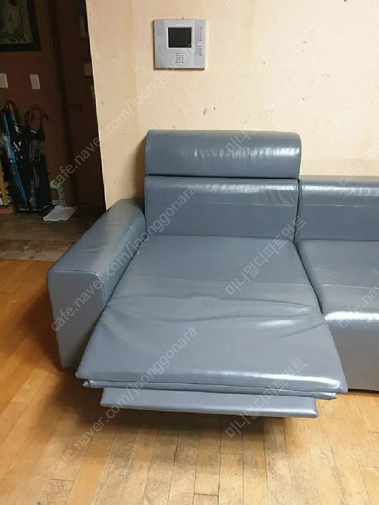 카레클린트 천연가죽 리클라이너 쇼파--2