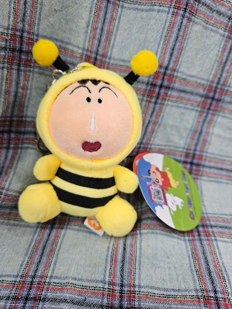짱구는 못말려 맹구의 꿀벌 인형 키링--0