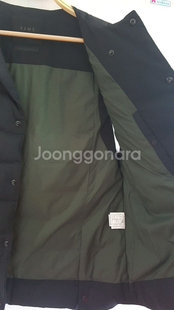 타임옴므 남자 구스 패딩조끼 팝니다--3