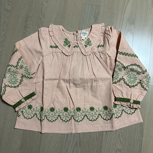 아폴리나 핑크 뮤리엘 블라우스 5-7y / 새상품