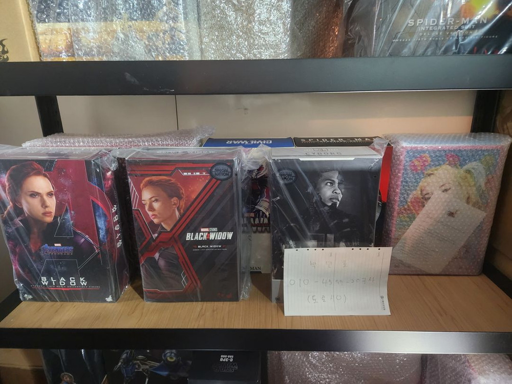 핫토이,수수토이즈,블랙위도우,앤트맨,아소카,스파이더맨,아이언맨,겐트리,할리퀸,로키, 네온테크,아나킨,스타워즈--9