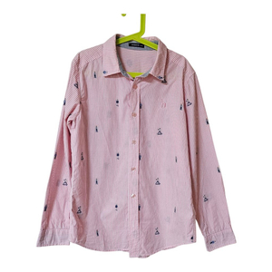 헤지스키즈 셔츠 155사이즈 13y 핑크계열색상