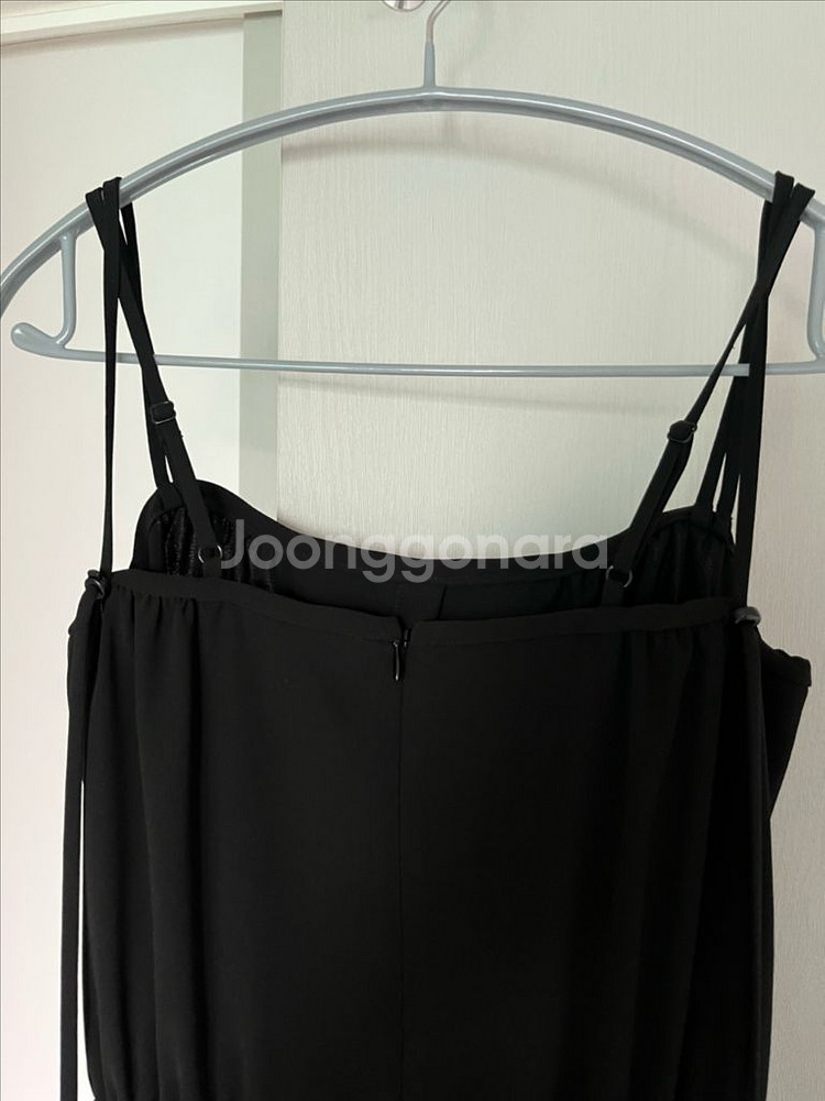 타임 레이어드 슬리브리스 드레스 원피스 블랙(55)--2