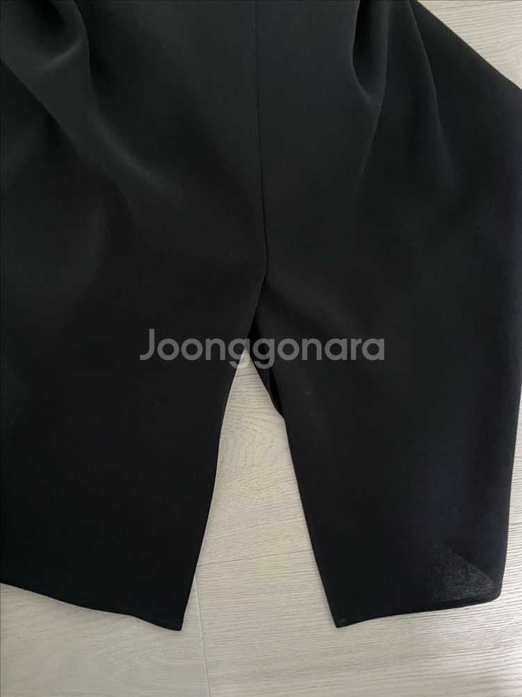 타임 레이어드 슬리브리스 드레스 원피스 블랙(55)--5