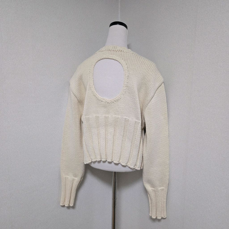 샵엠 백서클 코튼 니트 / 여성 니트/ 여자 니트--6