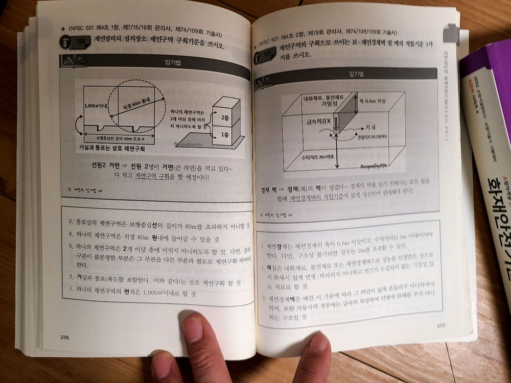 소방시설관리사. 박호순. 화재인전기준 마스터 (암기핸드북포함) 암기법--1
