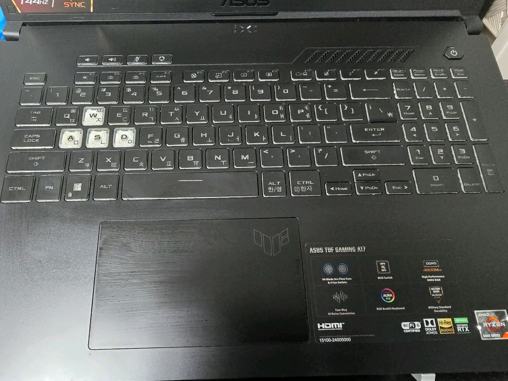 RTX3060 게이밍노트북 / TUF A17 / 배터리 새거 / 풀구성 이미지