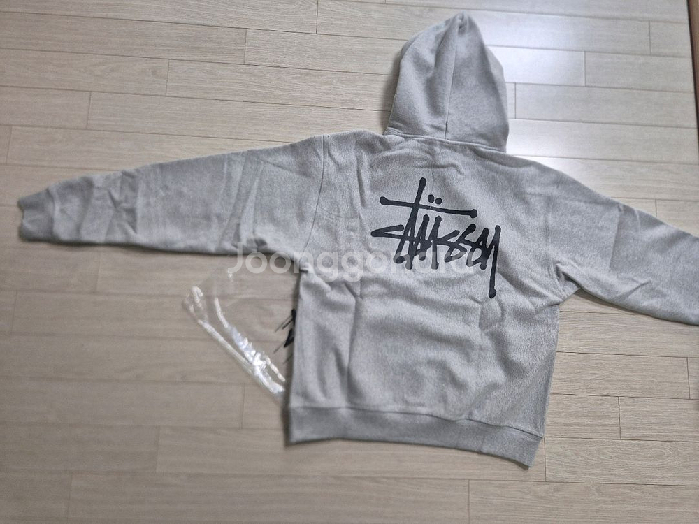 정가 279,000원 미착용 새제품 정품 스투시 백로고 기모 후드티 긴팔 공용--7