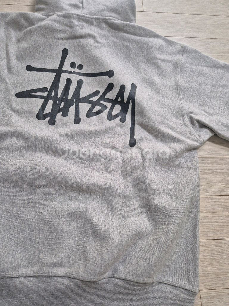 정가 279,000원 미착용 새제품 정품 스투시 백로고 기모 후드티 긴팔 공용--8