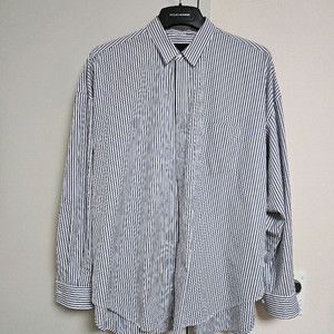 준지/ 사이드 슬릿 스트라이프 셔츠 / 46