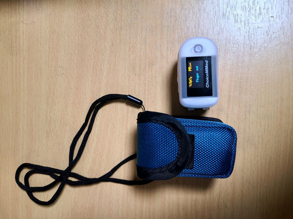의료용 산소포화도 측정기. Choice MMed 초이스메드 (고급형)--1
