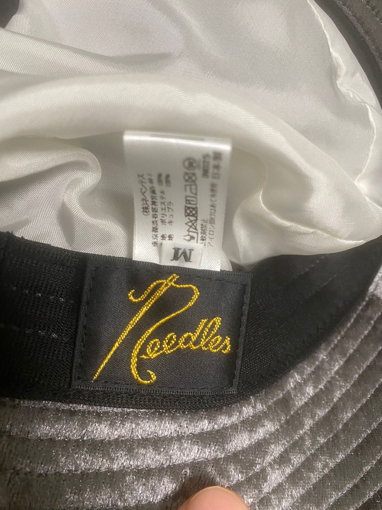 니들스 크러쉬 벨루어 버킷햇 새상품--4